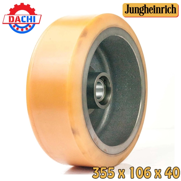 Bánh xe nâng điện PU Jungheinrich 355 x 106 x 40mm