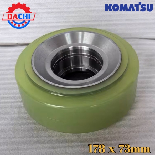 Bánh xe nâng điện PU KOMATSU 178x73mm