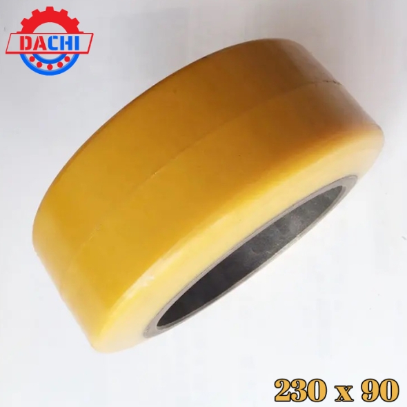 Bánh xe nâng điện PU Linde - bánh lái 230 x 90mm