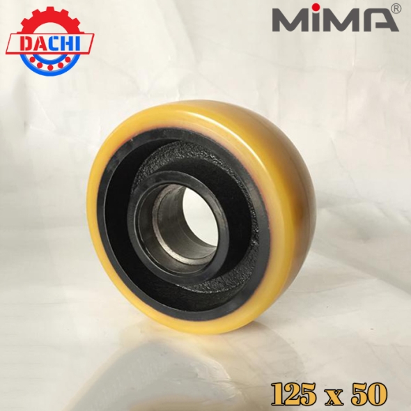 Bánh Xe PU 125 x 50mm Cho Xe Nâng Điện MIMA