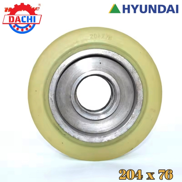 Bánh xe PU 204x76mm cho Xe nâng chạy điện HYUNDAI