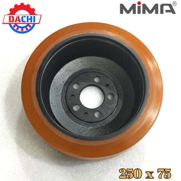 Bánh xe PU 250 x 75mm cho dòng xe nâng MIMA