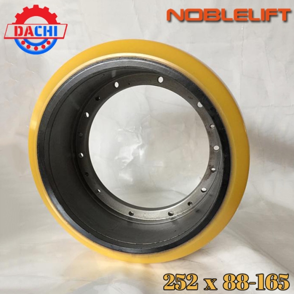 Bánh xe PU 252 x 88-165mm cho xe nâng Noblelift