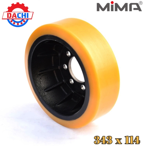 Bánh xe PU 343 x 114MM của xe nâng điện MIMA