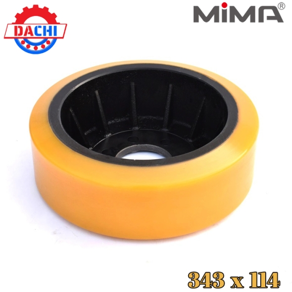 Bánh xe PU 343 x 114MM của xe nâng điện MIMA