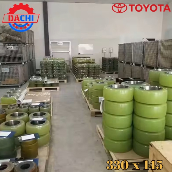 Bánh xe PU cho dòng xe nâng Toyota 330 x 145mm