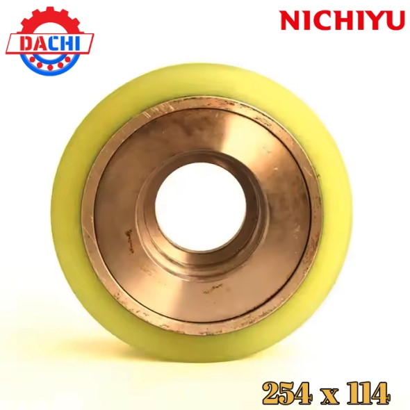Bánh Xe PU của dòng xe nâng điện Nichiyu 254 x 114mm