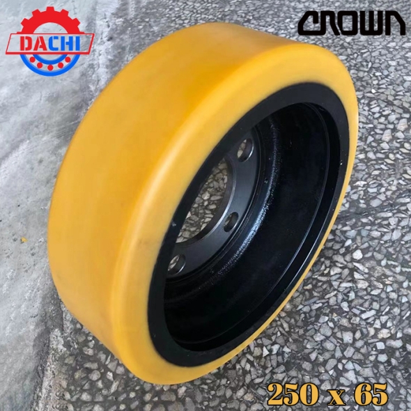 Bánh xe Pu của xe nâng điện Crown 250 x 65mm
