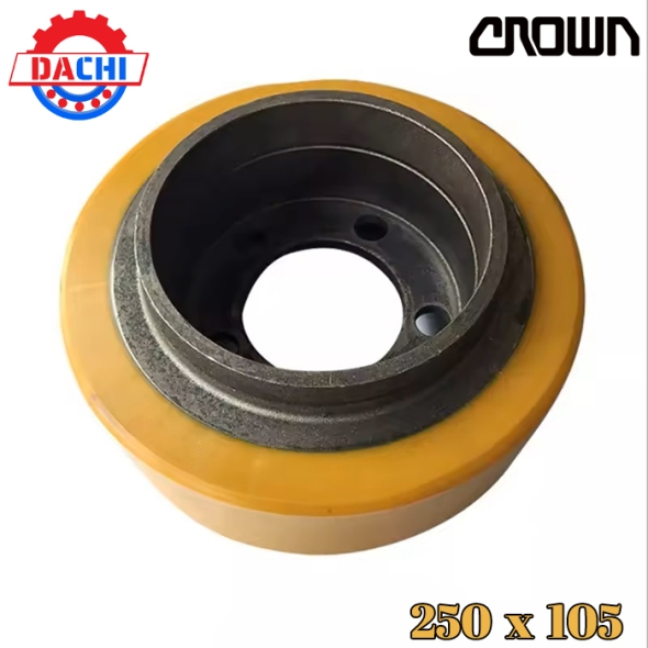 Bánh Xe Pu Của Xe Nâng Điện Crown 250x105-80mm
