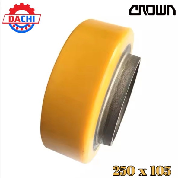 Bánh Xe Pu Của Xe Nâng Điện Crown 250x105-80mm