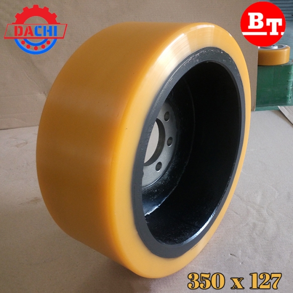 Bánh Xe Nâng Điện PU Hiệu BT 350 X 127mm
