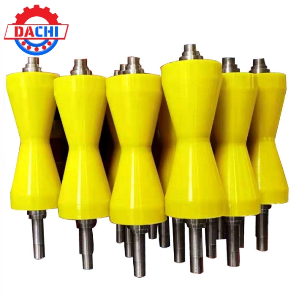 Con lăn băng tải chữ V polyurethane