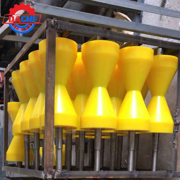 Con lăn băng tải chữ V polyurethane
