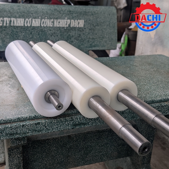 Gia công Trục/Con lăn bọc nhựa PE