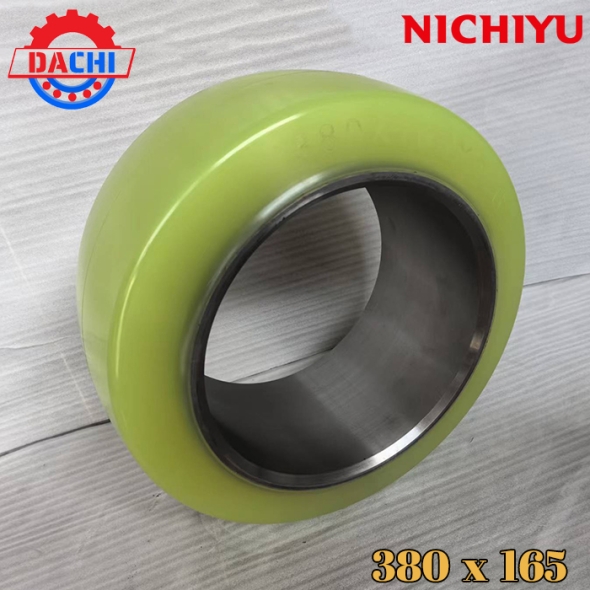 Lốp xe nâng Polyurethane NICHIYU 380 x 165mm