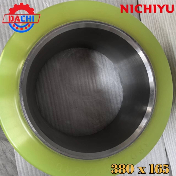 Lốp xe nâng Polyurethane NICHIYU 380 x 165mm