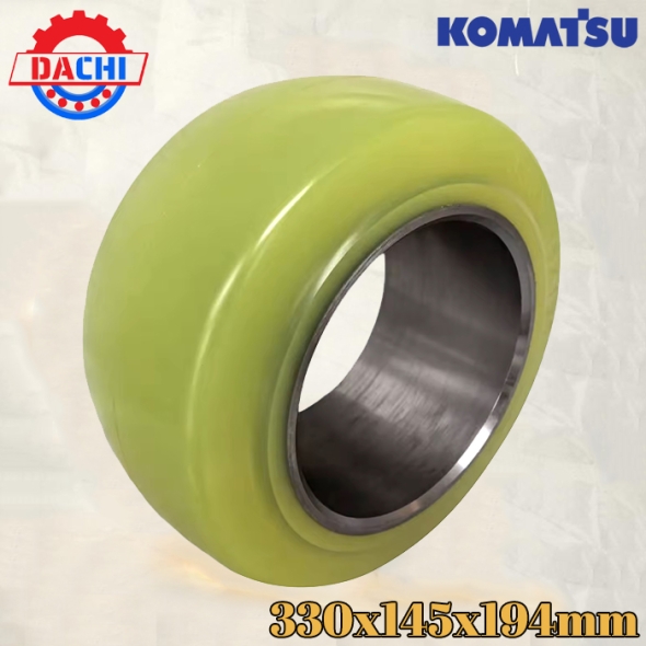 Phụ kiện xe nâng KOMATSU Bánh lái PU 330x145x194mm