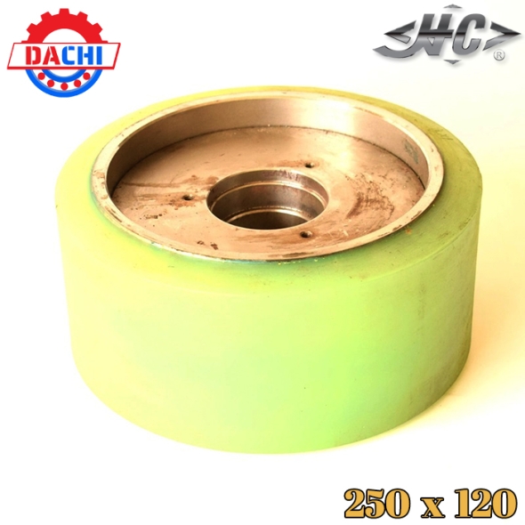 Phụ tùng bánh xe nâng điện PU Hangcha 250 x 120mm