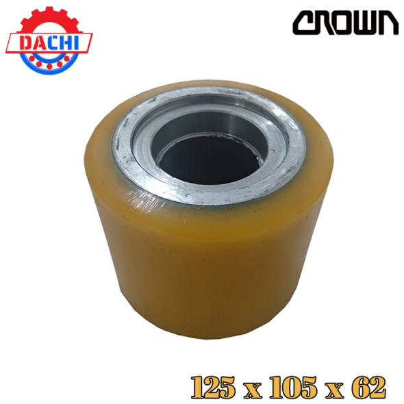 Phụ tùng xe nâng Crown bánh tải PU 125X105X62mm